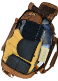 Vintage-Leder Reisetasche, braun